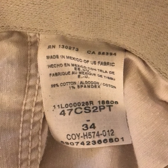 Wrangler comfort solutions series men’s khaki shorts Size 34 in good condition - Picture 8 of 16